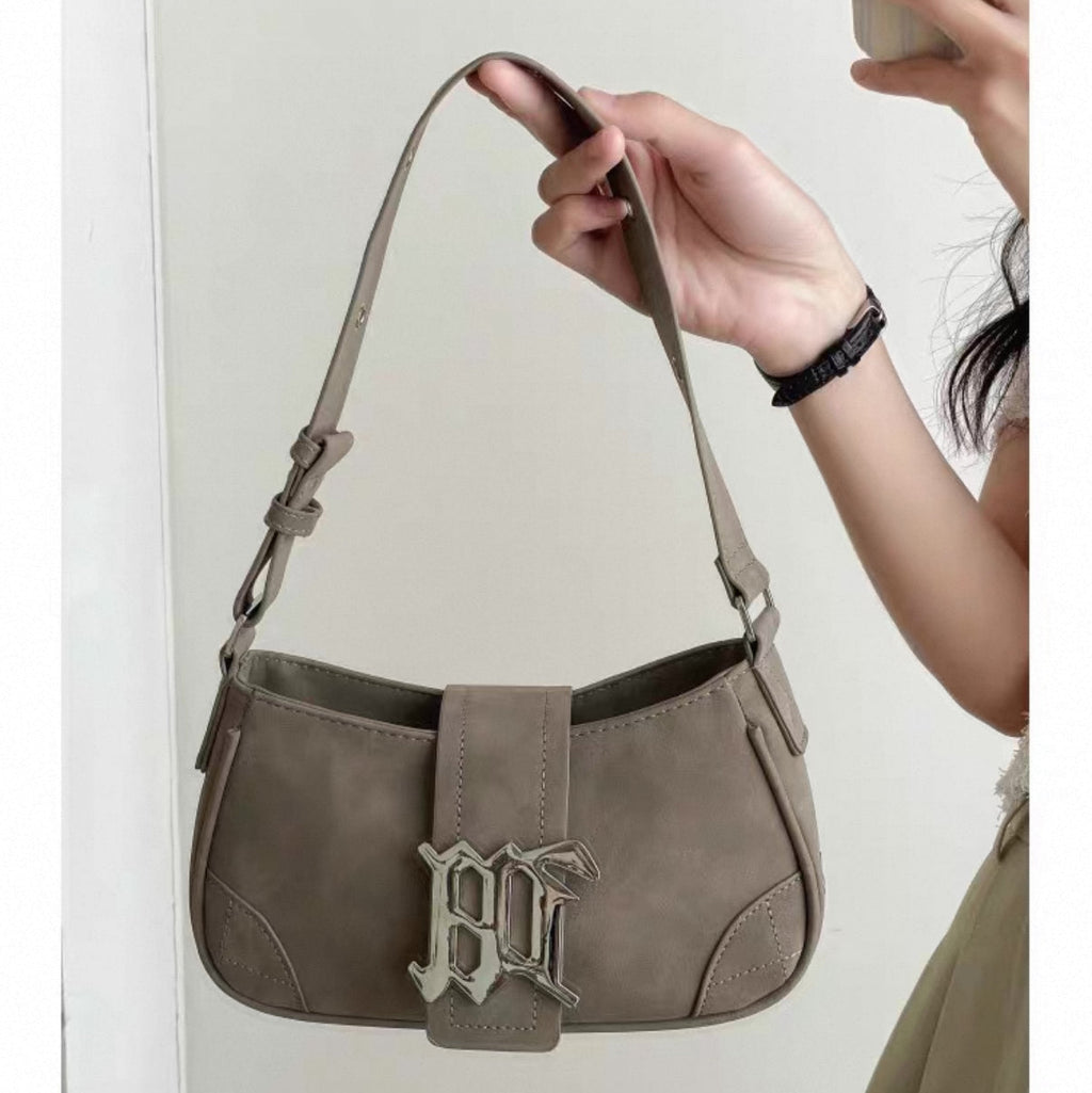 Retro Suede Shoulder Bag S103