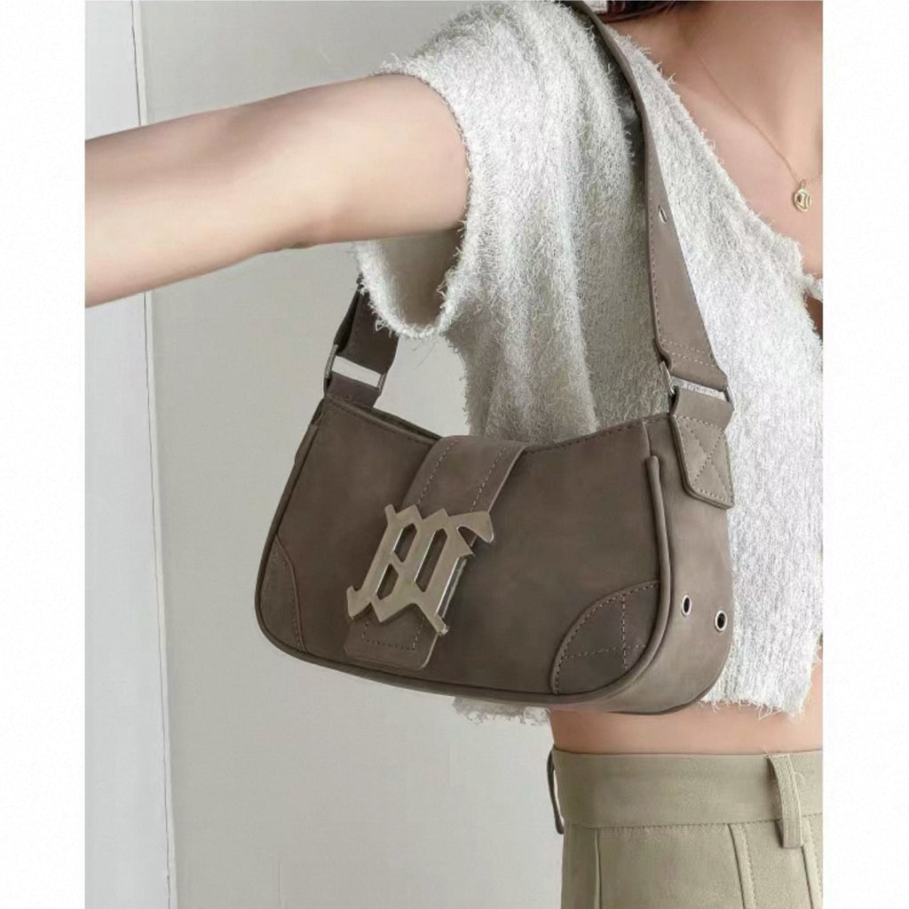 Retro Suede Shoulder Bag S103