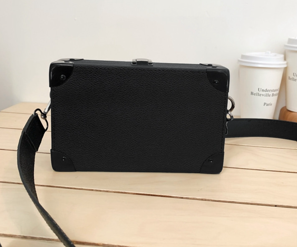 Unisex Messenger Square Box Bag S109